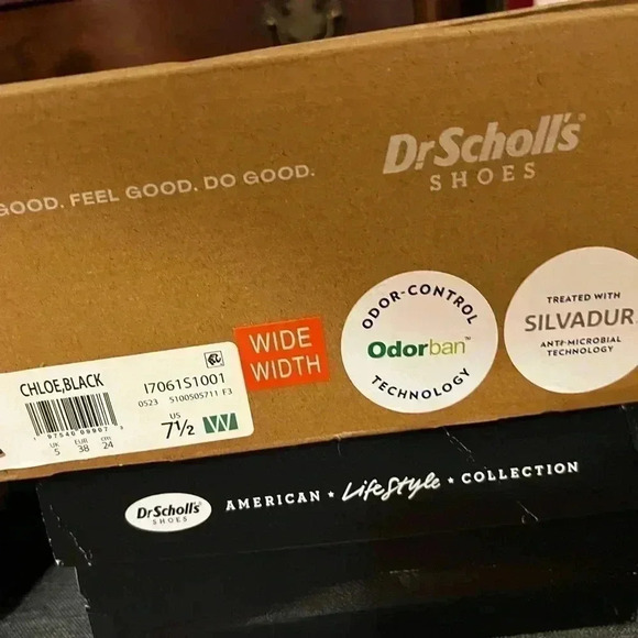 DR SCHOLLS CHLOE BLACK BOOTIE SIZE 7.5W NIB - Picture 6 of 7